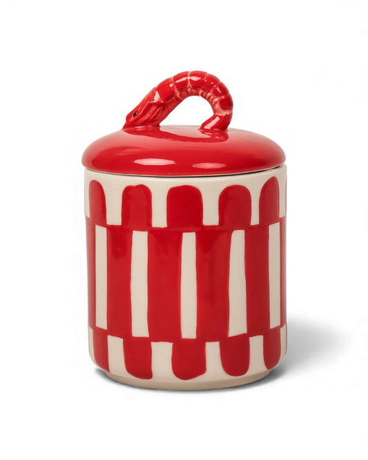 Prawn Stoneware Canister