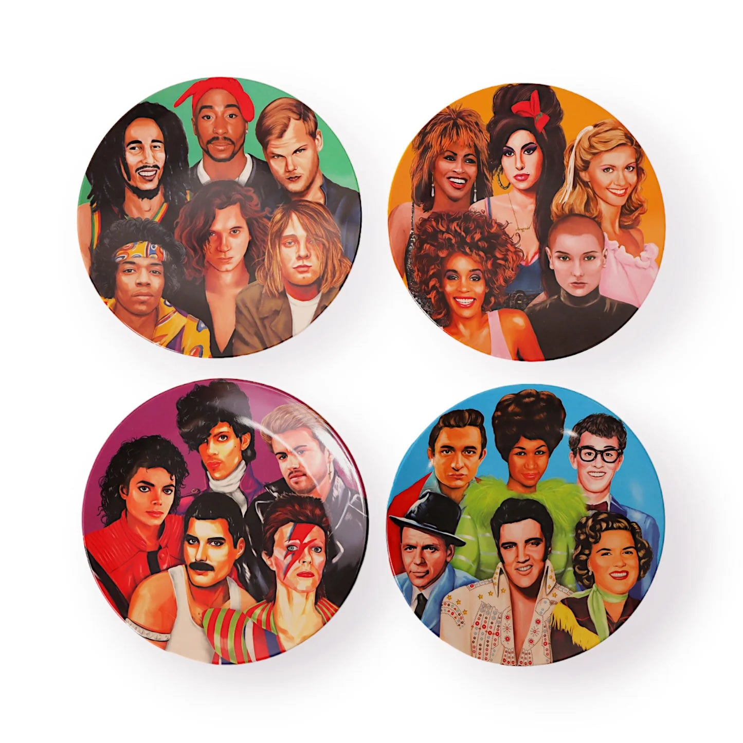 Tribute Artists Music Edition Plate Set