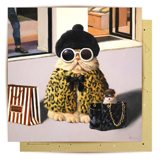 Retail Therapy Greeting Card