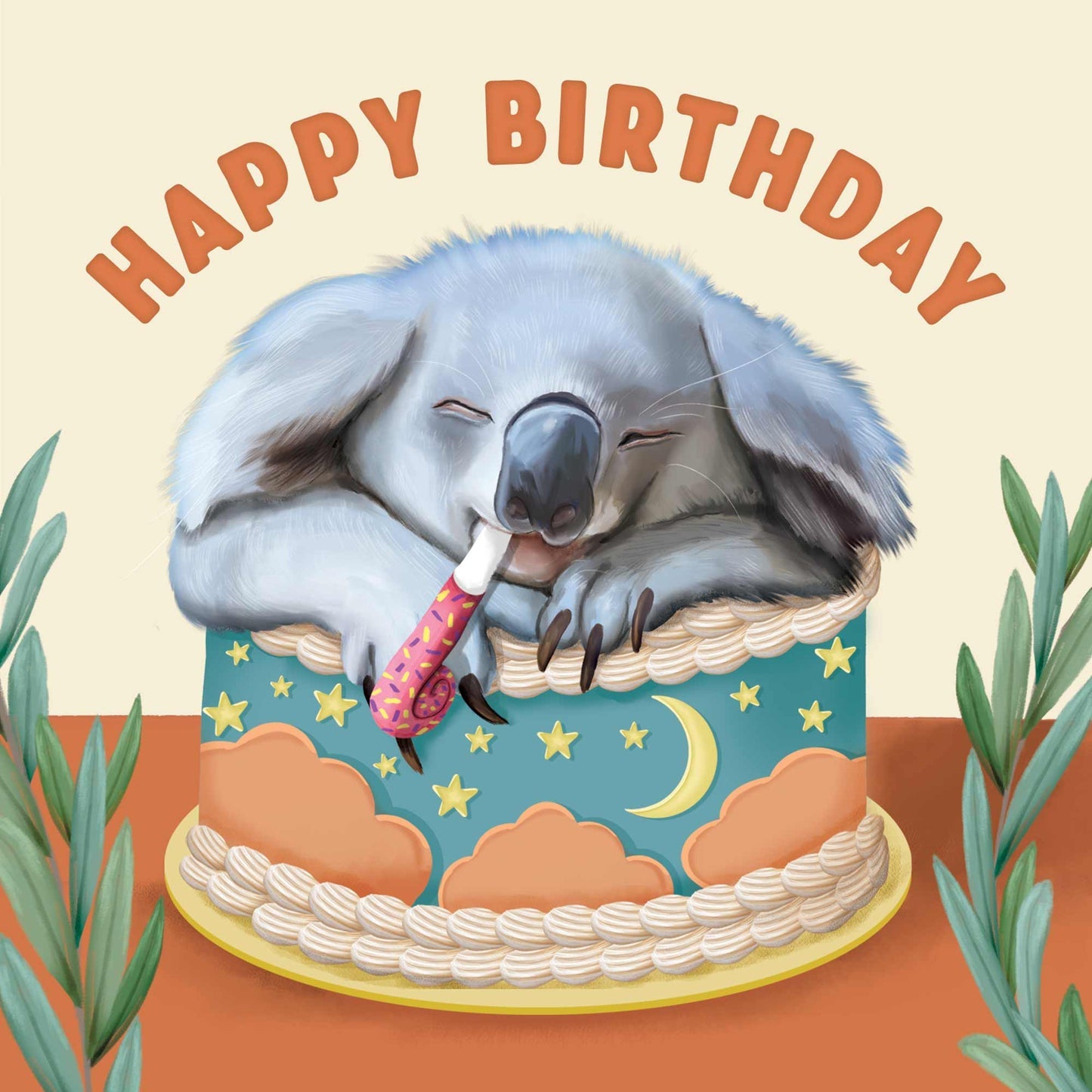 Koala Cake Greeting Card