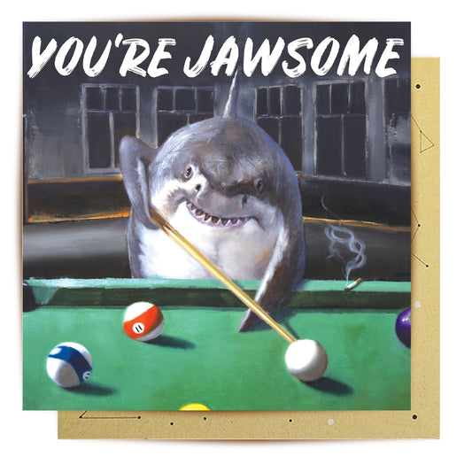GREETING CARD POOL SHARK