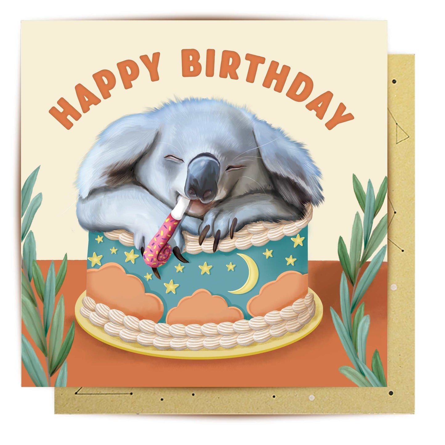 Koala Cake Greeting Card