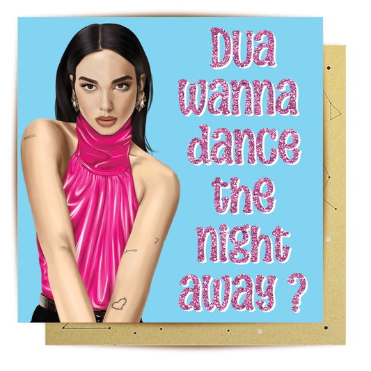 GREETING CARD DANCE THE NIGHT AWAY