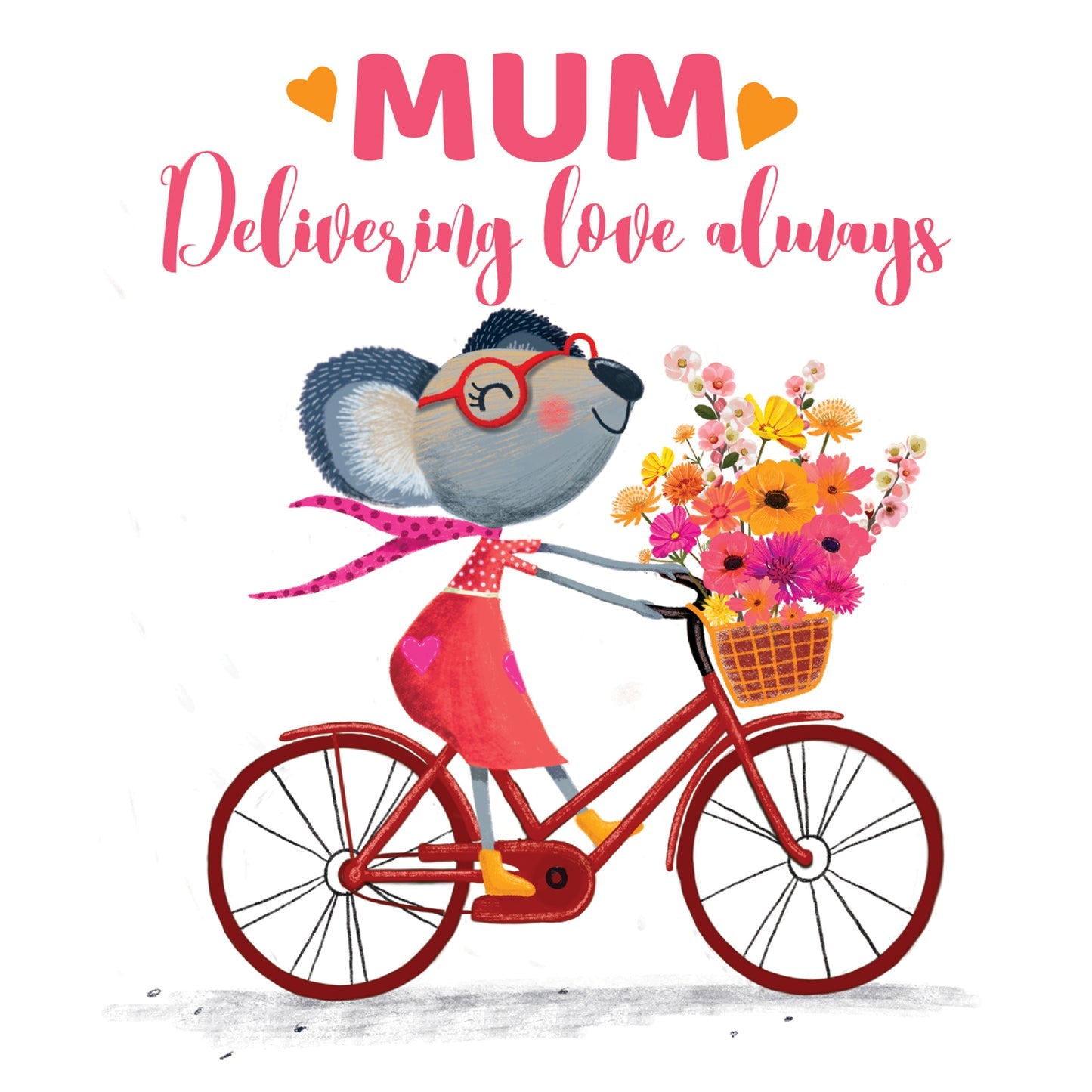 “Mum – Delivering Love Always” Greeting Card