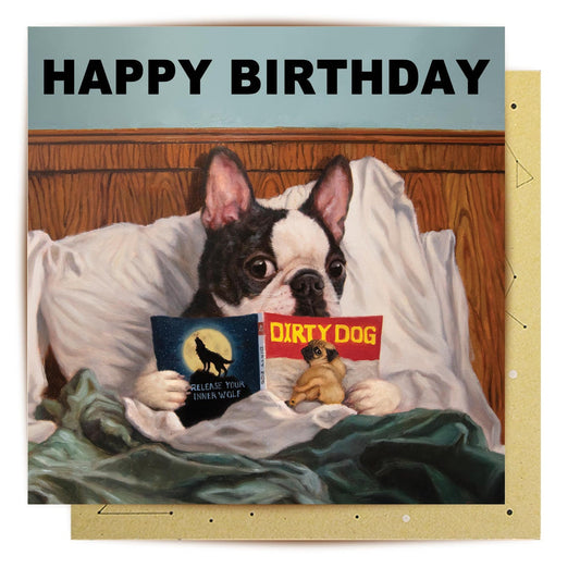 Dirty Dog Greeting Card