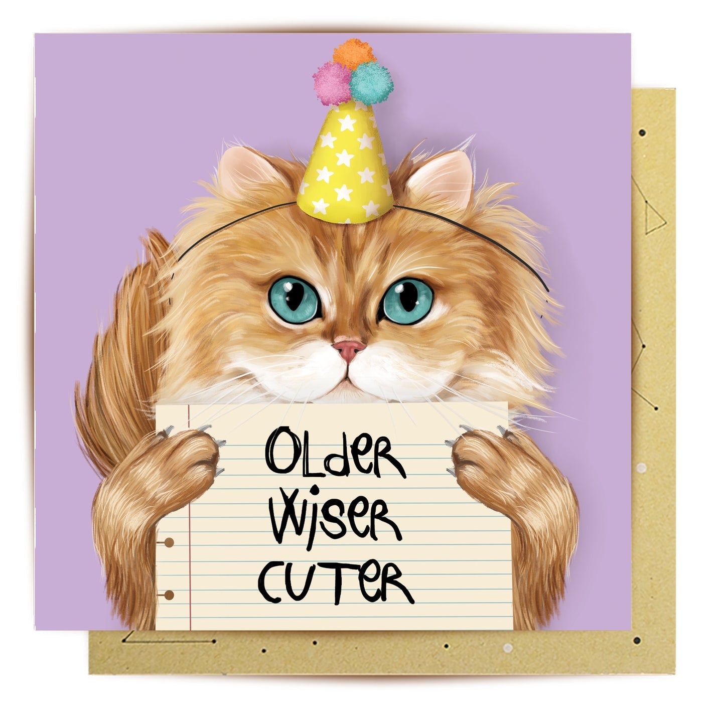 Older Wiser Cuter Greeting Card