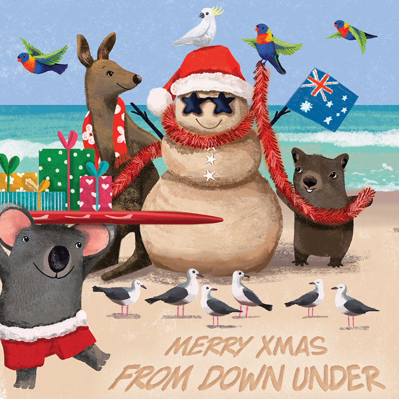 Aussie Sandman greeting card