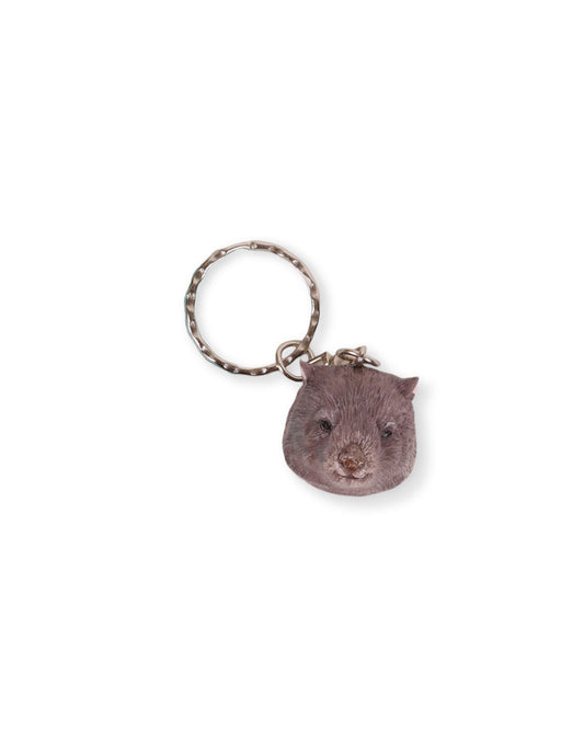 Aussie Cuties wombat resin keyring
