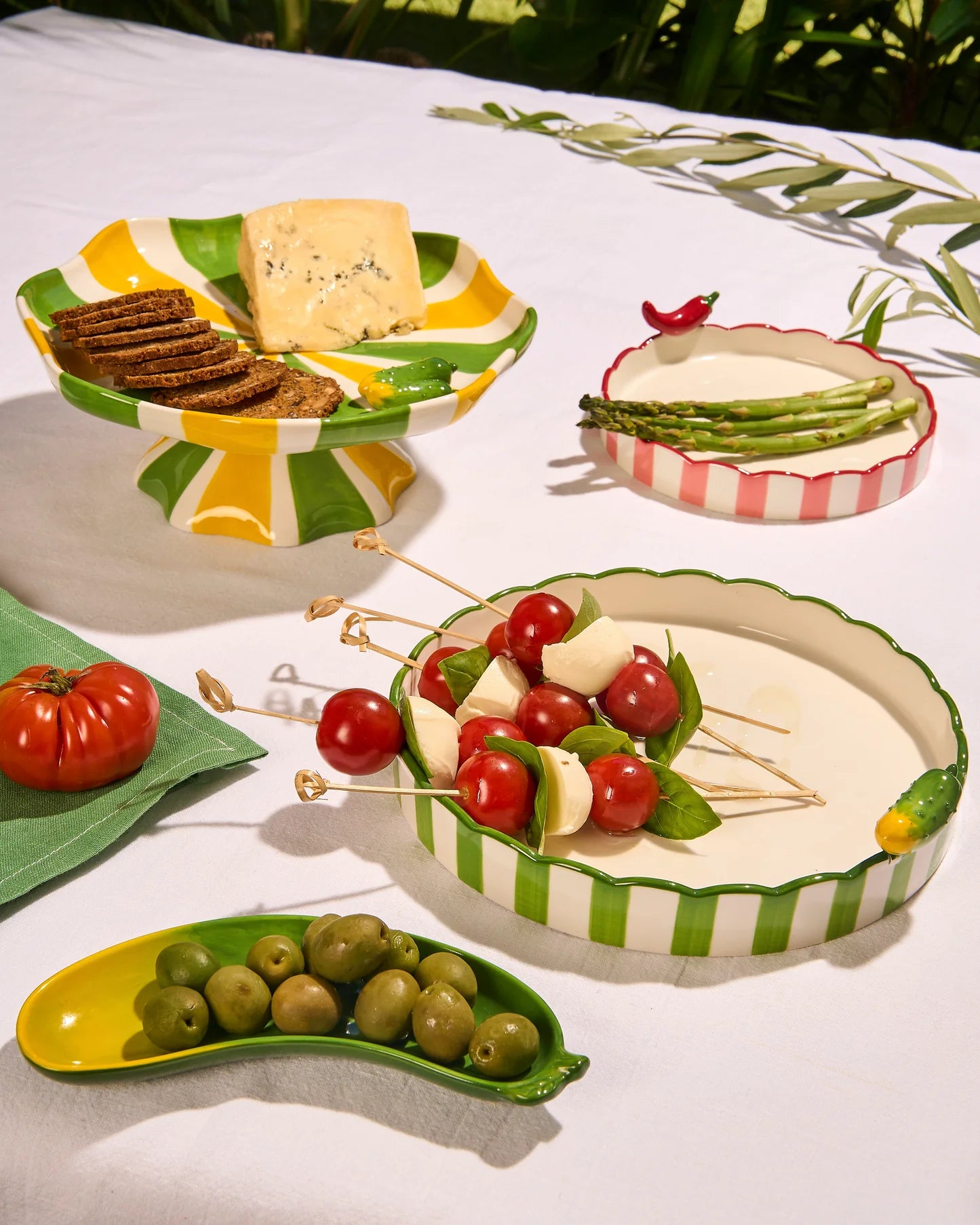 Seaview Stoneware Dill Platter