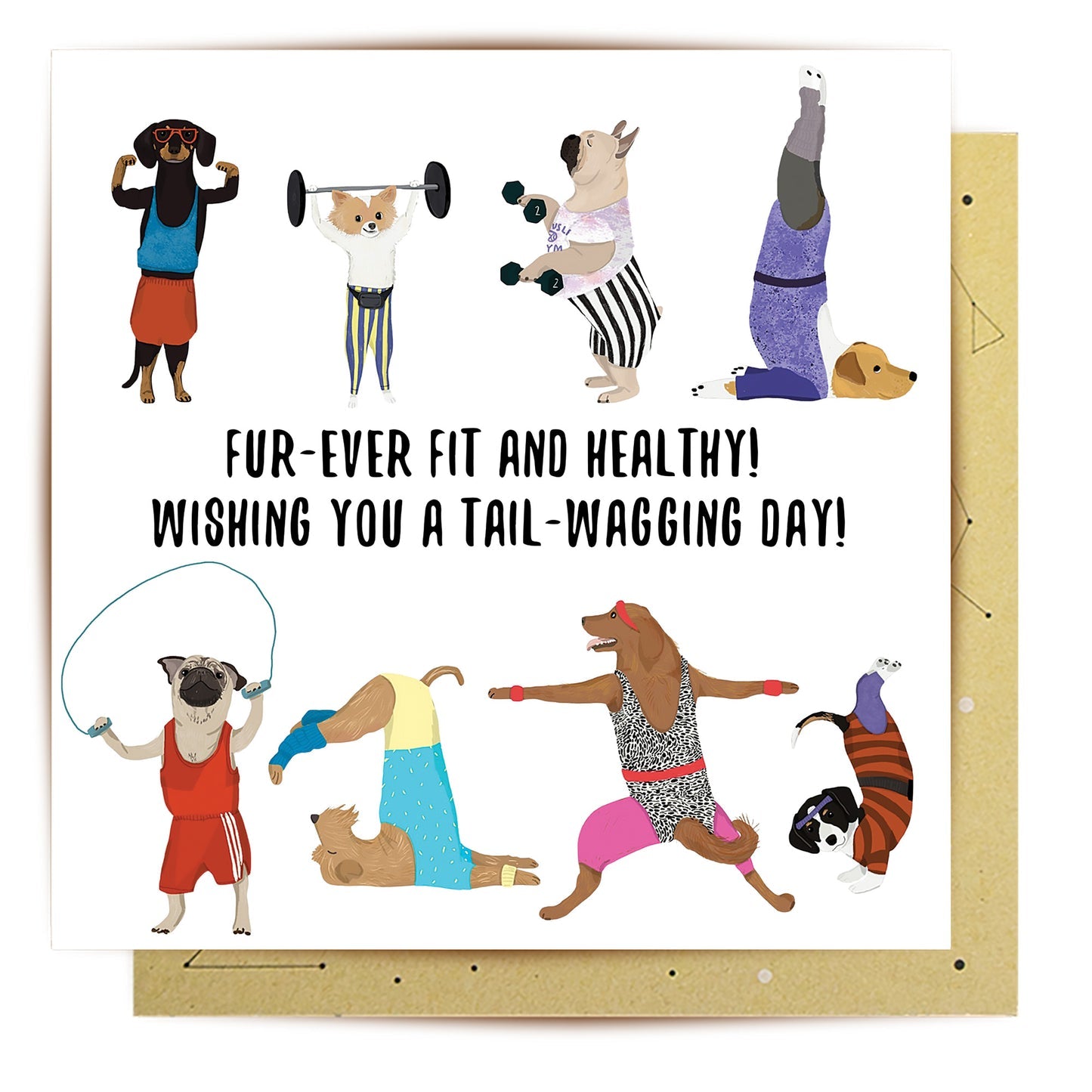 GREETING CARD WOOFING OUT