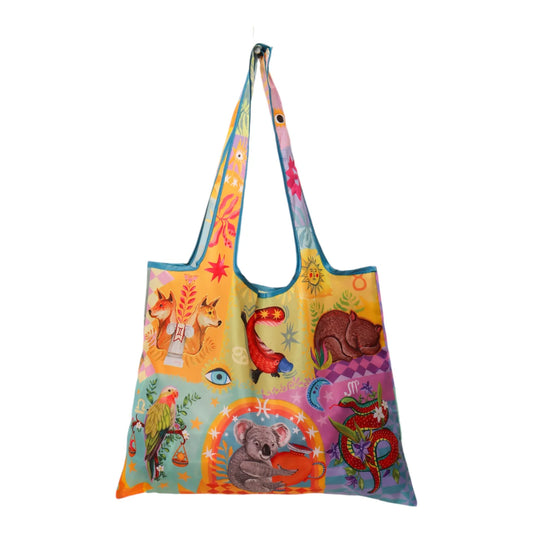 Aussie Astrology Foldable Shopper Bag