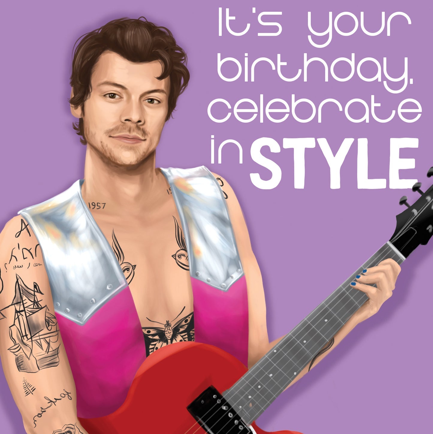 In Style Greeting Card