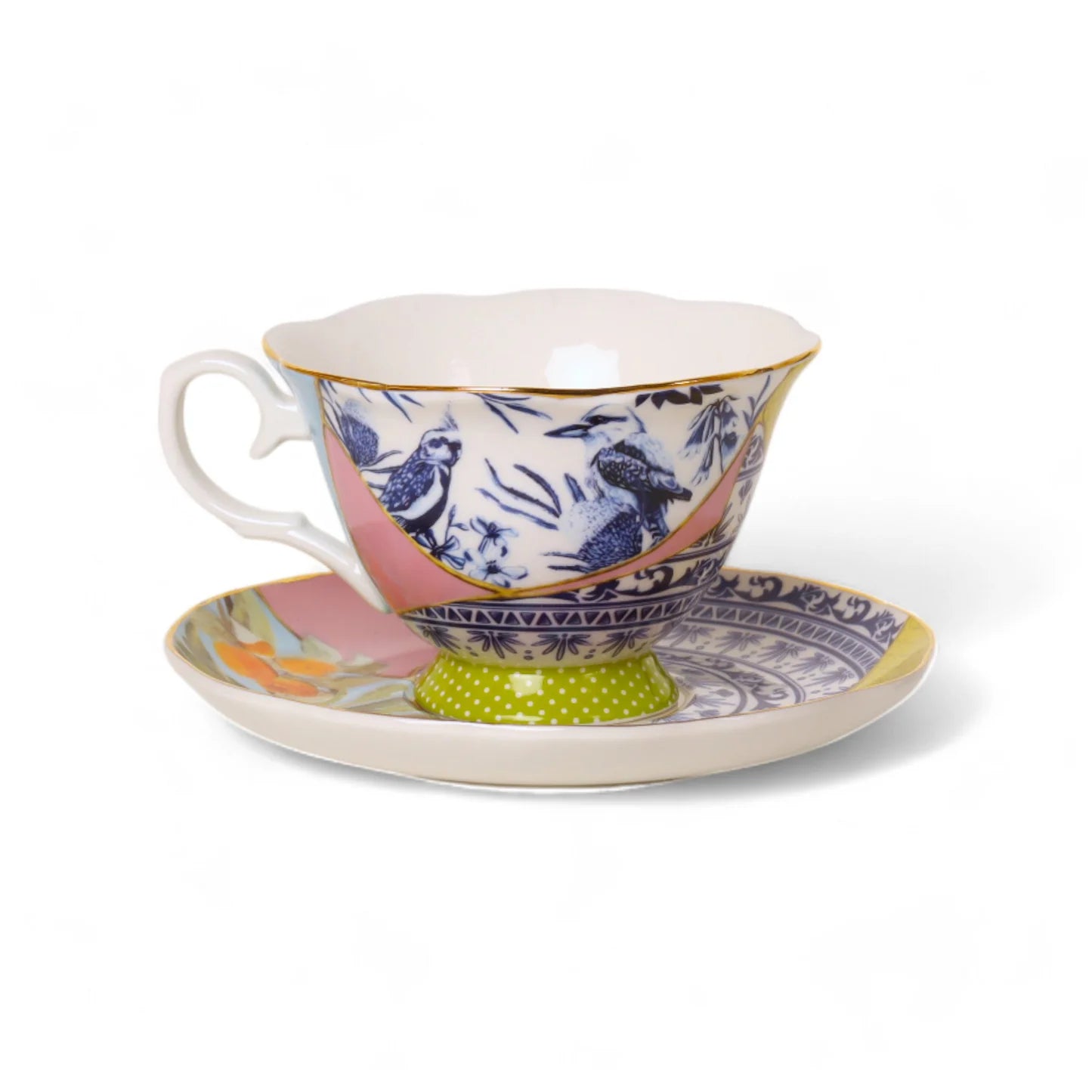 Pieces Of Poetry Tea Cup & Saucer