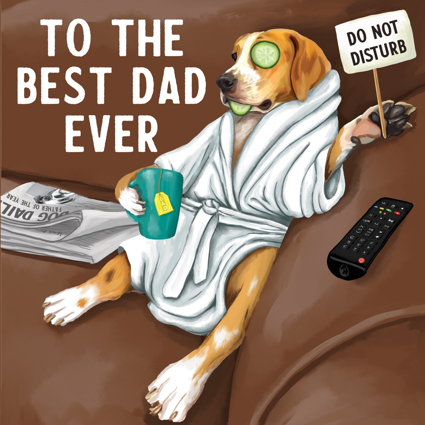 GREETING CARD DO NOT DISTURB DAD