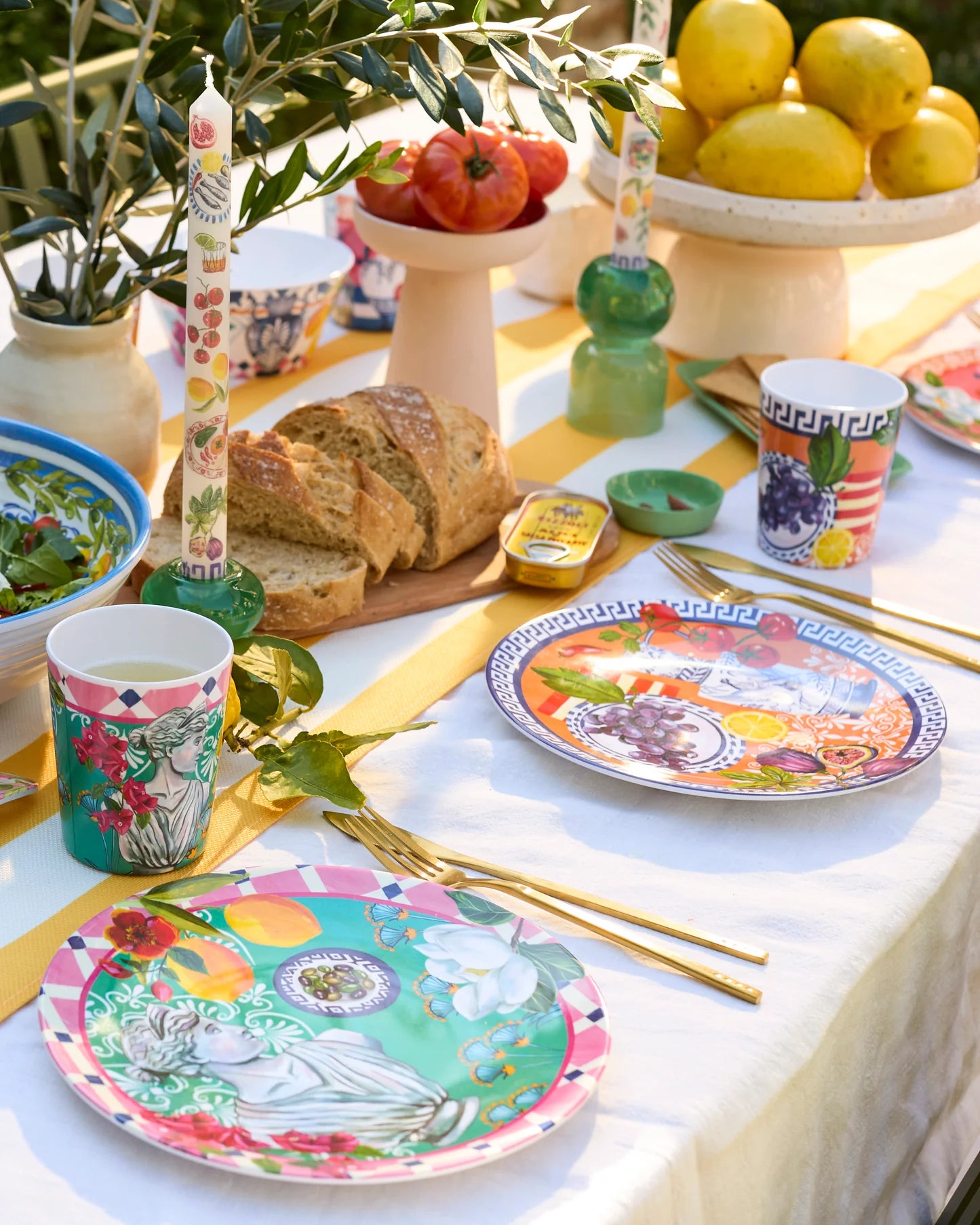 Mediterranean Summer Cup Set