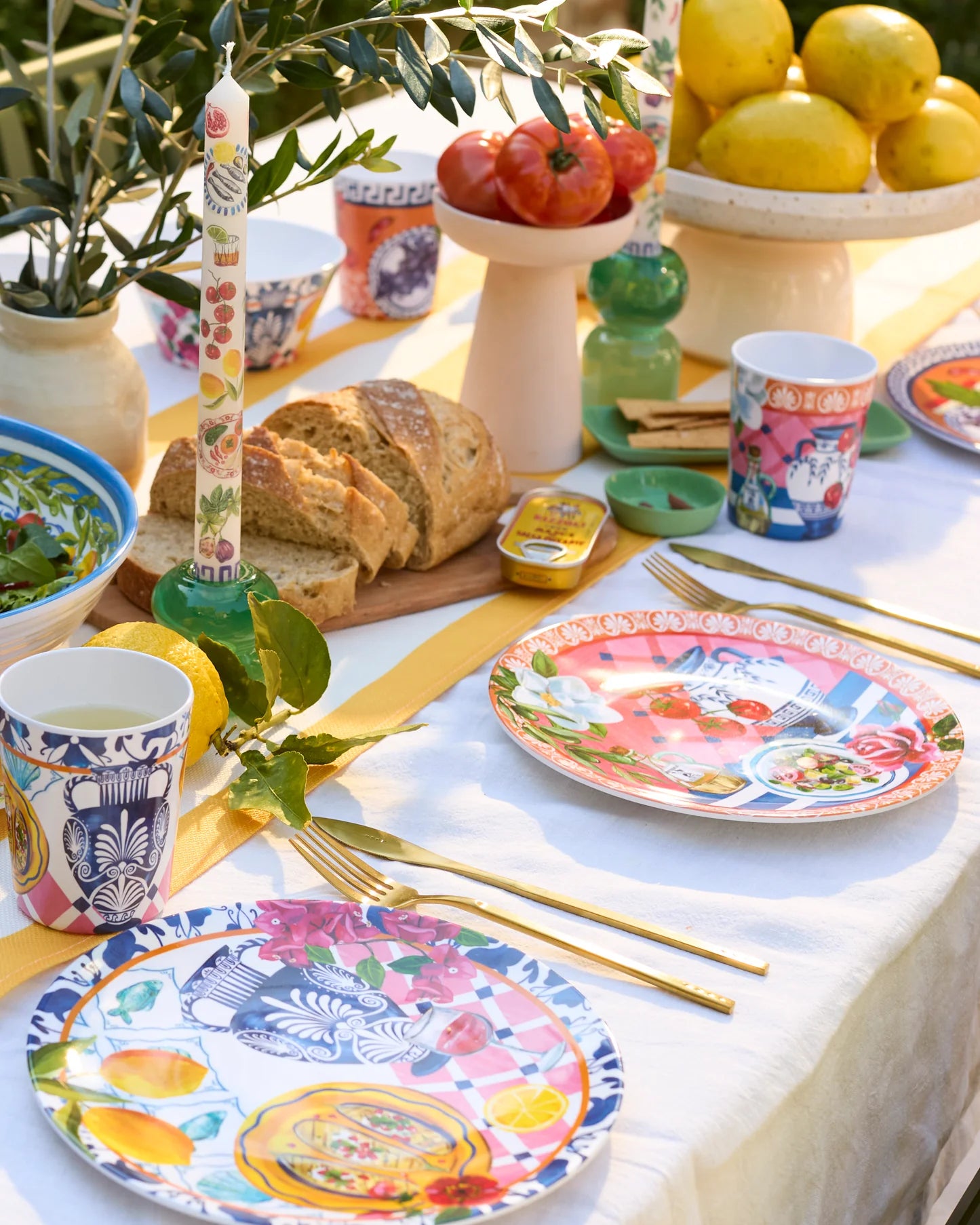 Mediterranean Summer Plate Set