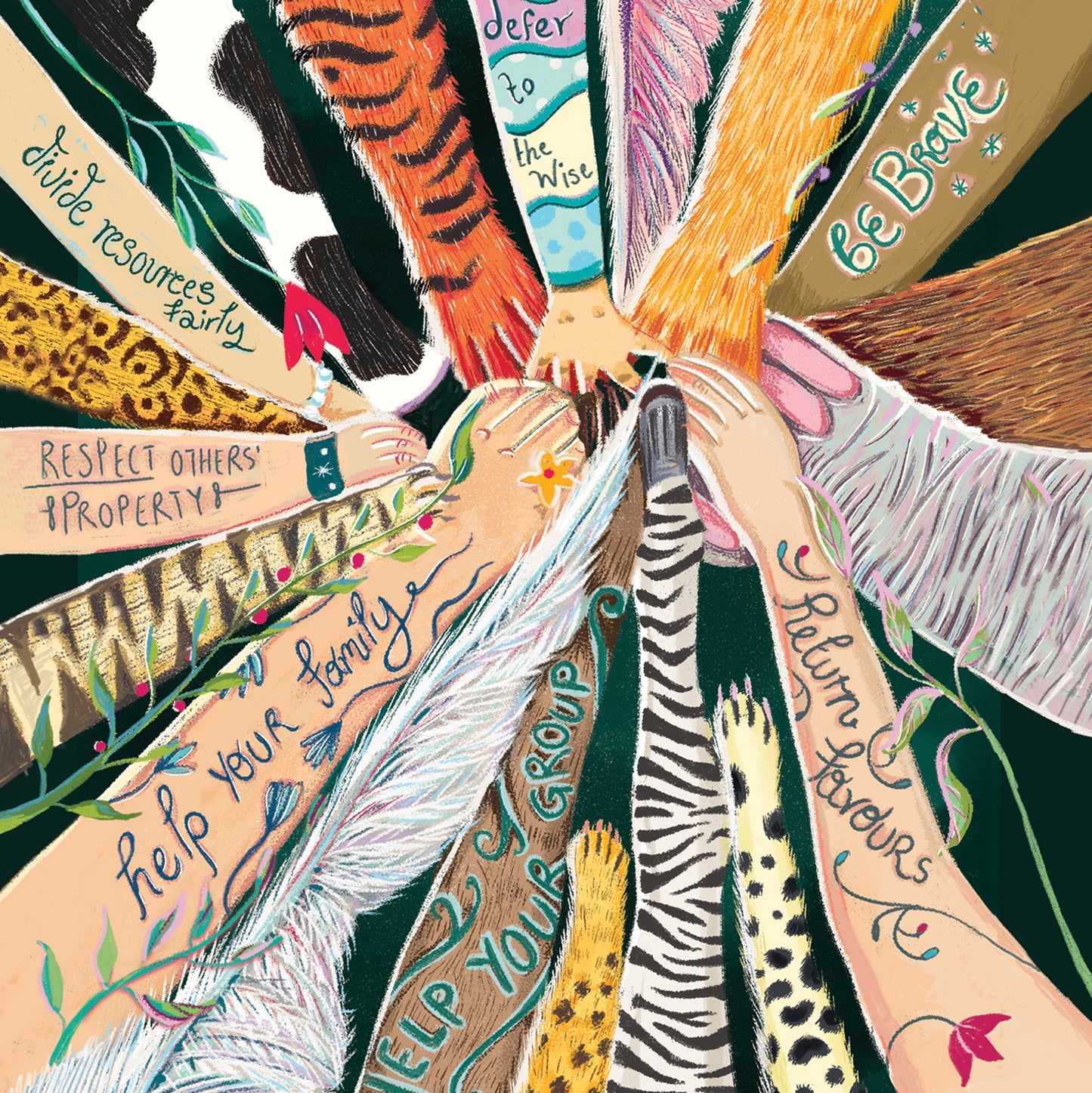 Together We Stand Greeting Card