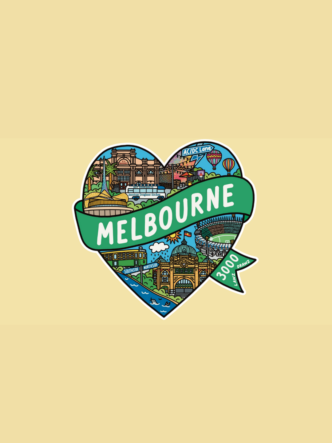 Melbourne Sticker - Mu Shop