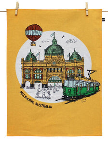 Melbourne Tea Towel - Mu Shop