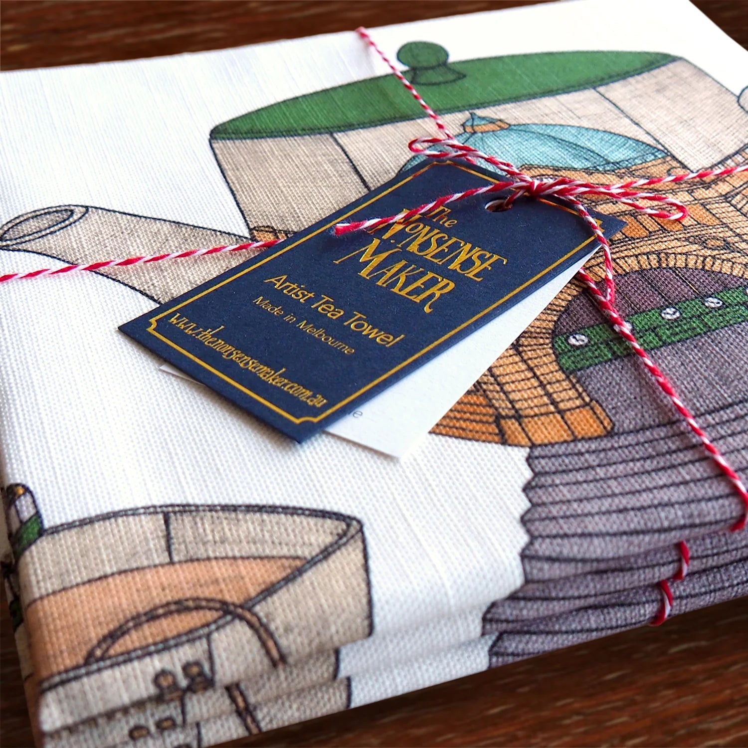 Melbourne Teapot Tea Towels - Mu Shop