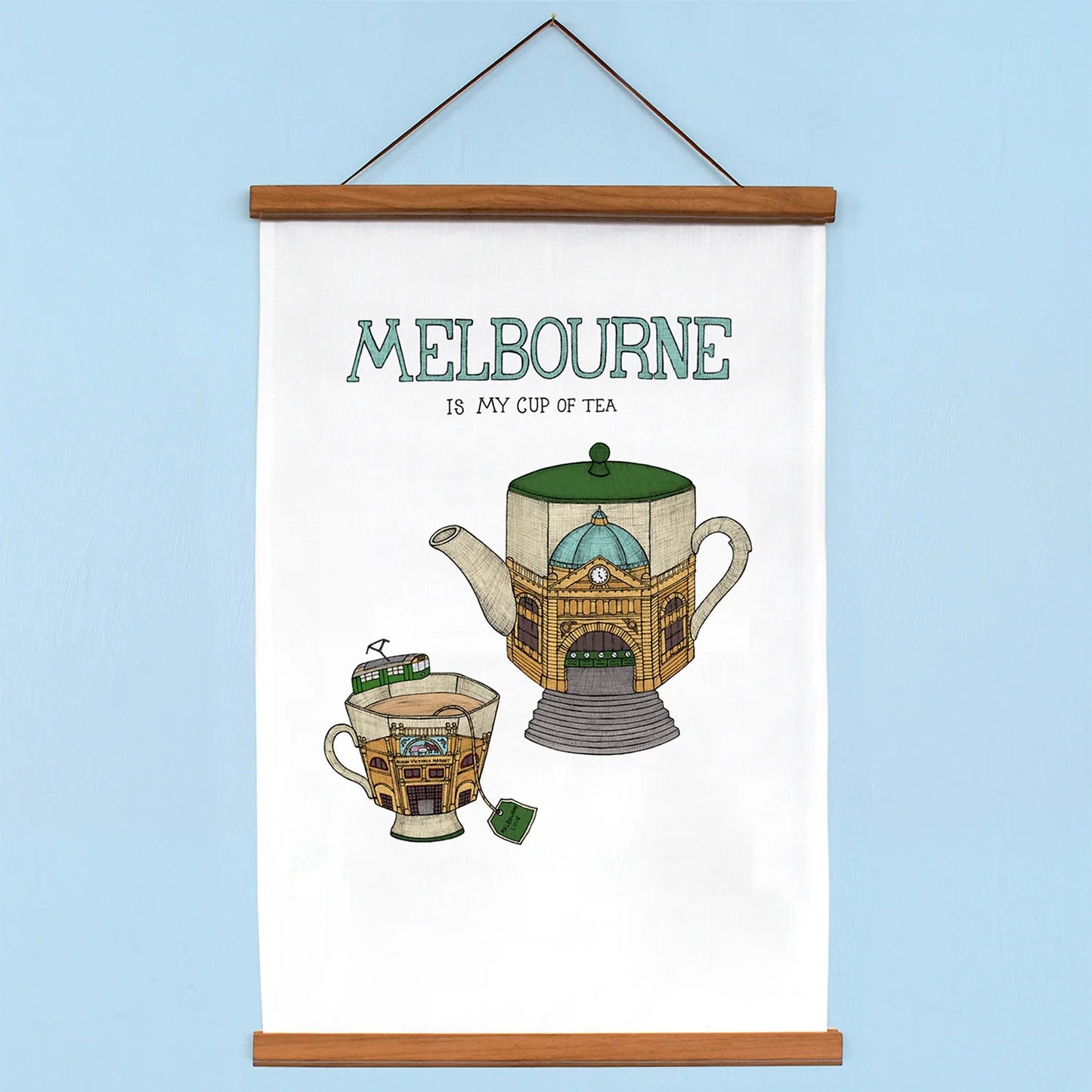 Melbourne Teapot Tea Towels - Mu Shop