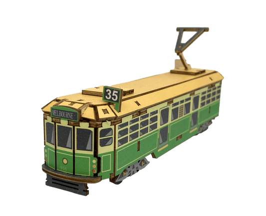 Melbourne Tram 3D Wooden Puzzle - Mu Shop