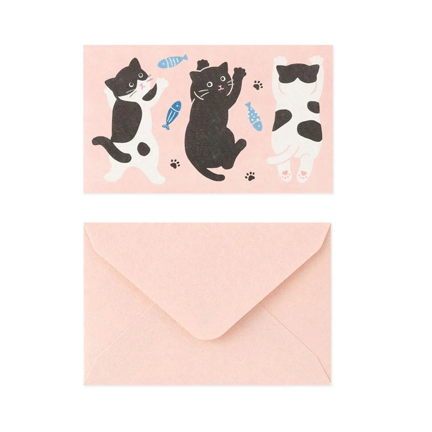 Message Letter and Sticker Set Cat - Mu Shop