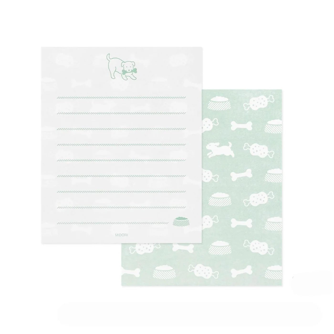 Message Letter and Sticker Set Dog - Mu Shop