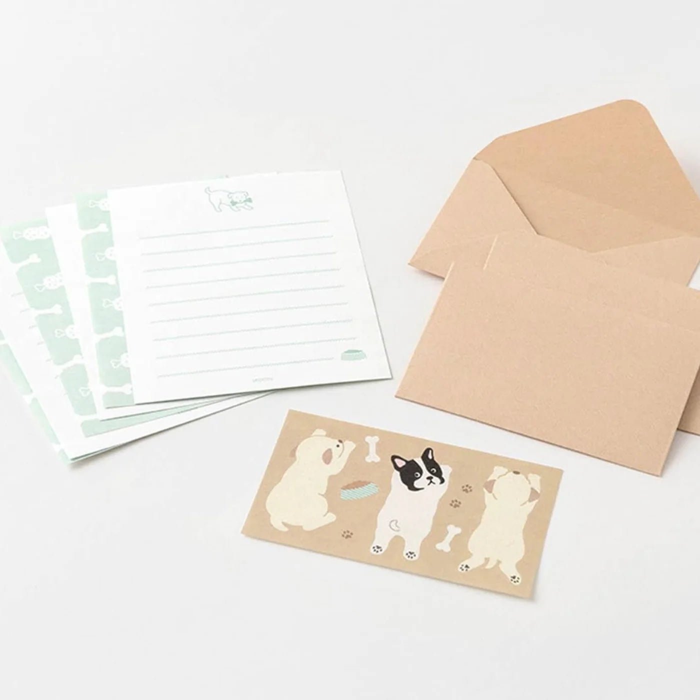 Message Letter and Sticker Set Dog - Mu Shop