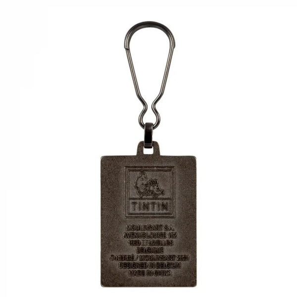 Metal Keyring The Adventures of Tintin The Blue Lotus - Mu Shop