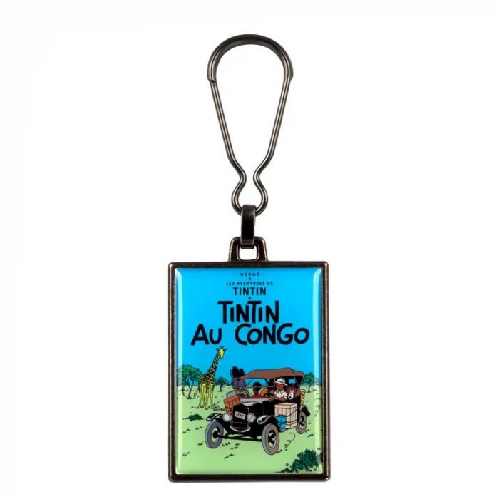 METAL KEYRING: Tintin in the Congo - Mu Shop