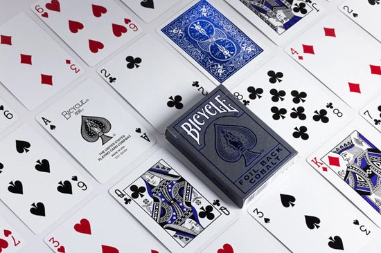 Metalluxe Blue Bicycle Playing Cards - Mu Shop