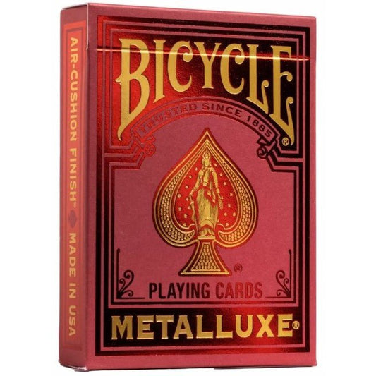 Metalluxe Red Bicycle Playing Cards - Mu Shop
