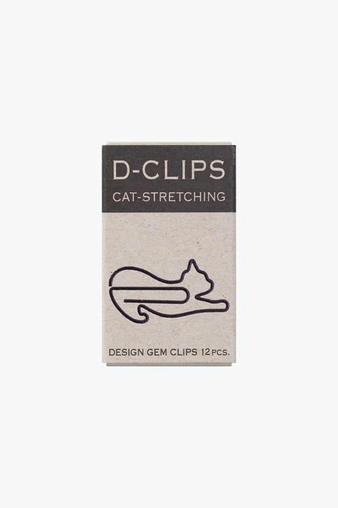 Midori D Paperclips Cat 12 Pack - Mu Shop