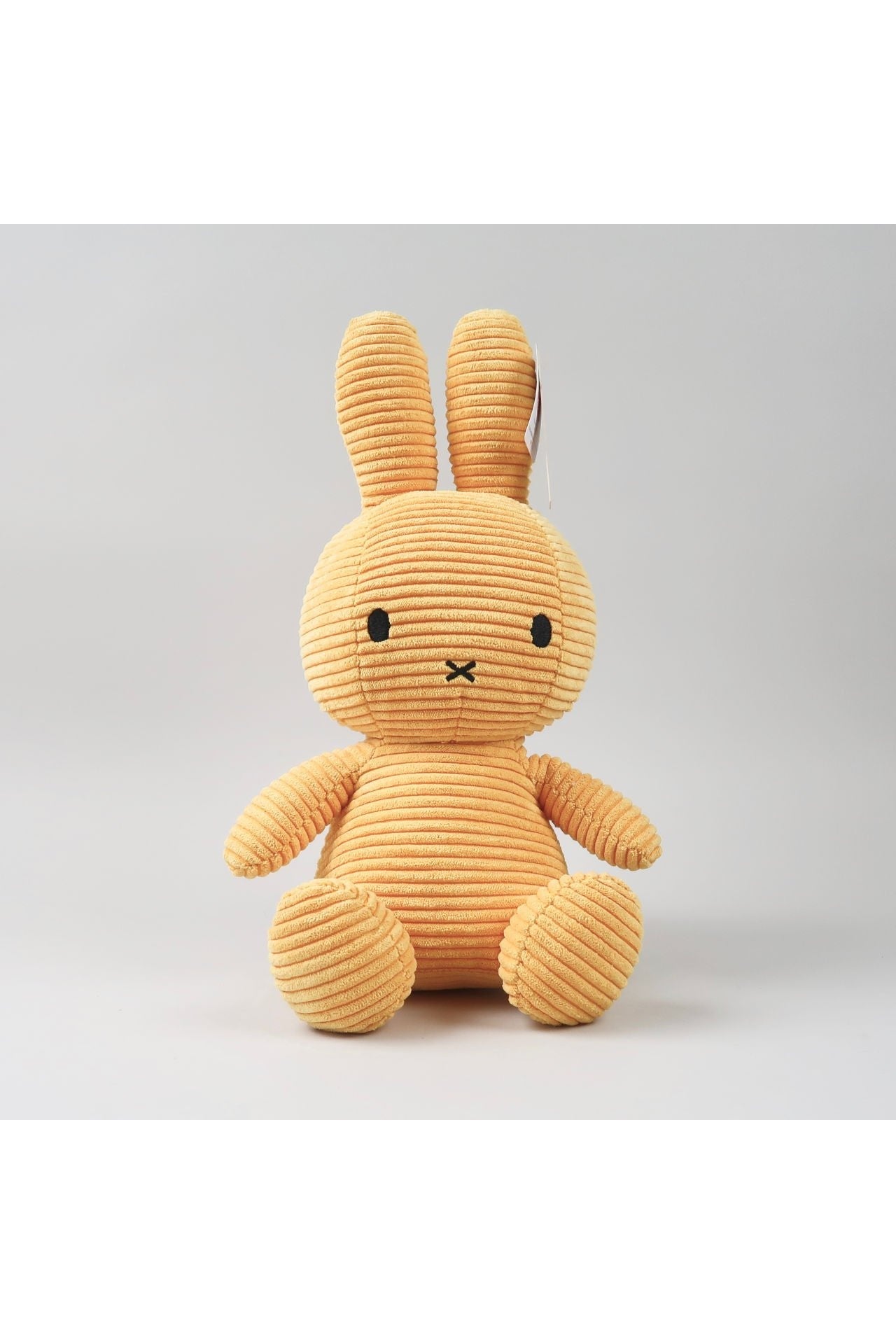 Miffy 33cm Sitting Corduroy Plush - Yellow - Mu Shop