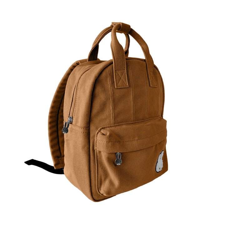 Miffy Canvas Backpack (S) - Cinnamon - Mu Shop