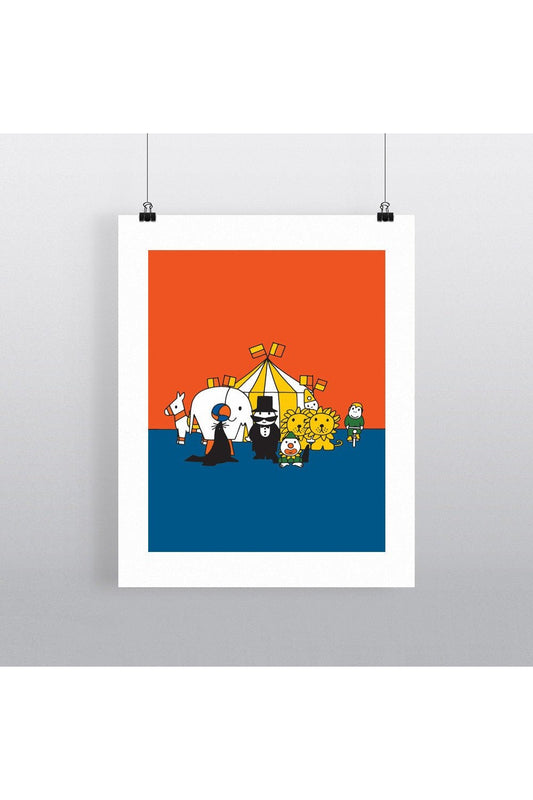 Miffy Circus 11x14 Print - Mu Shop