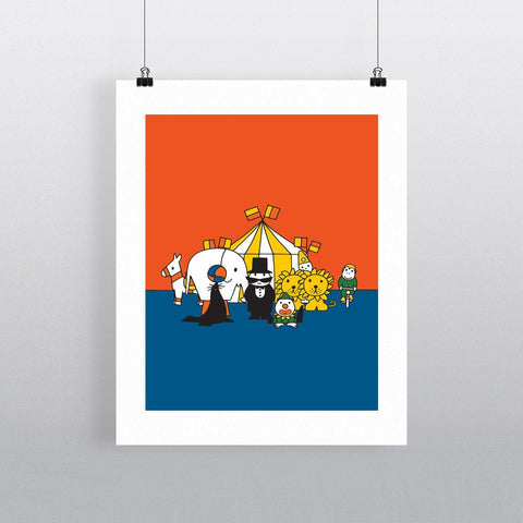 Miffy Circus 11x14 Print - Mu Shop