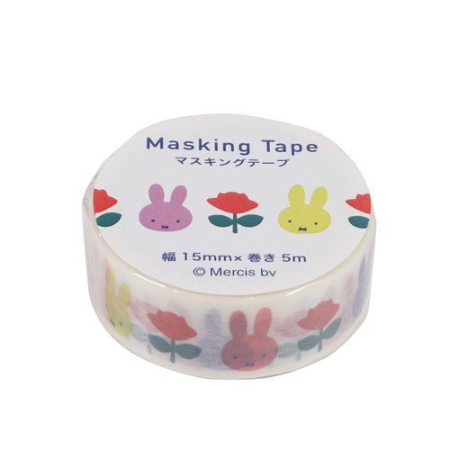 Miffy Clear Masking Tape - White - Mu Shop