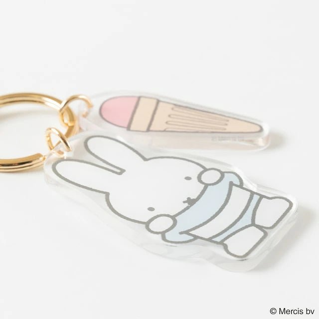 Miffy Ice Cream Acrylic Charm Keyring - Mu Shop