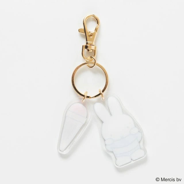 Miffy Ice Cream Acrylic Charm Keyring - Mu Shop