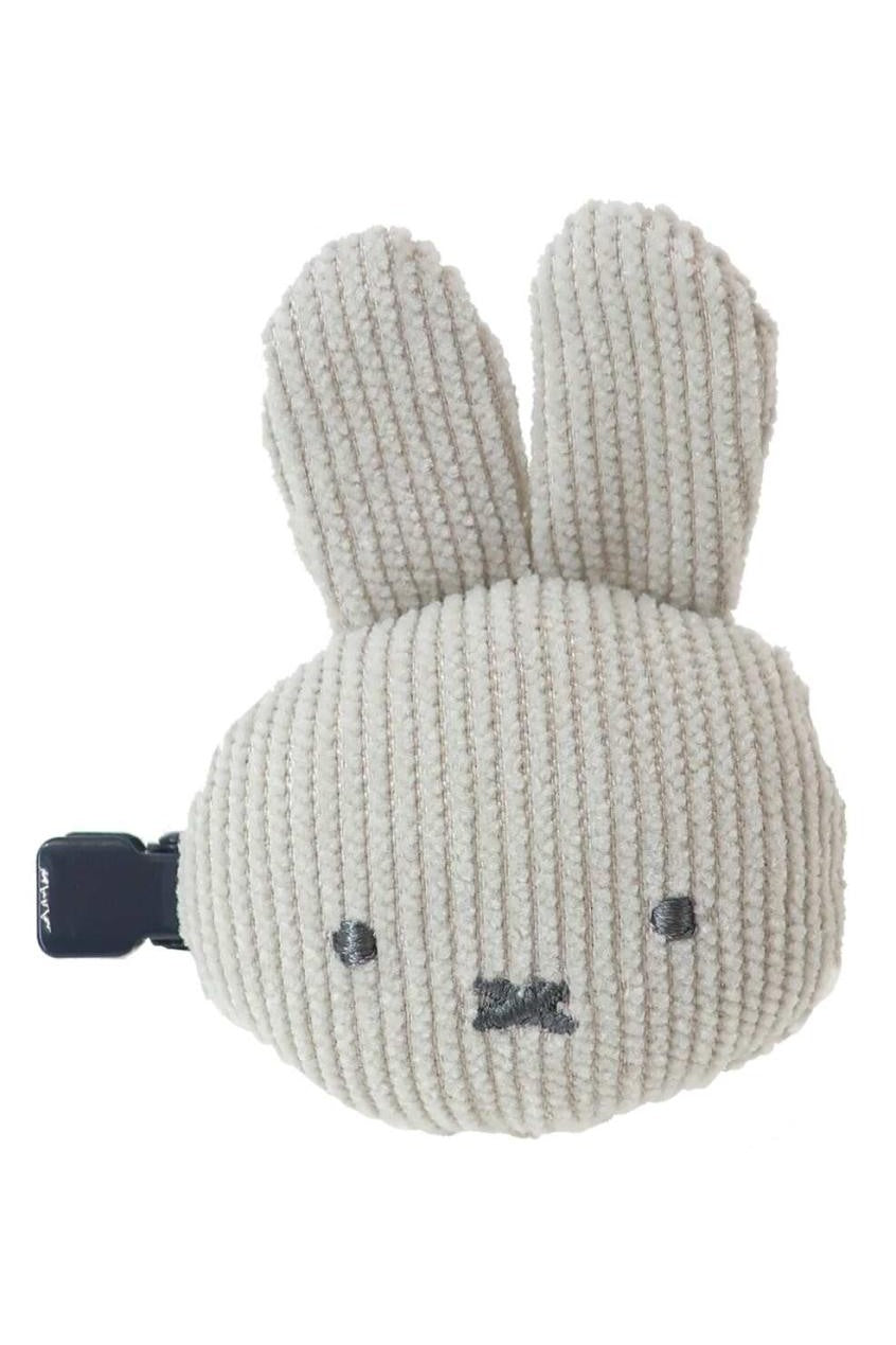 Miffy Mascot Hair Clip - grey - Mu Shop