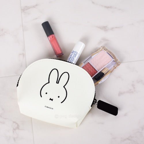 Miffy Oval Pouch White - Mu Shop