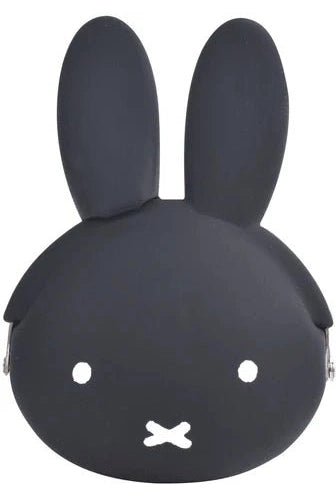 Miffy Silicone Purse Black - Mu Shop