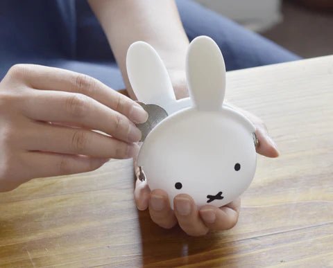 Miffy Silicone Purse White - Mu Shop