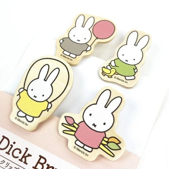 Miffy Wooden Clip Set (4 Pieces) - Mu Shop