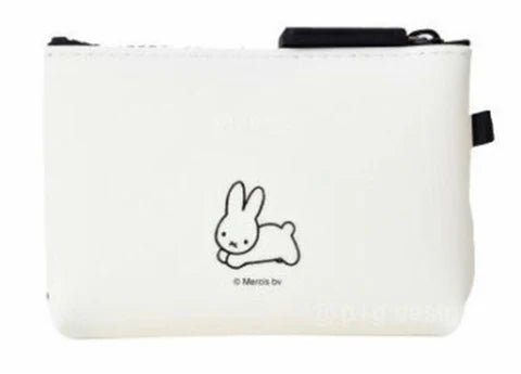 Miffy Zipper Pouch White - Mu Shop