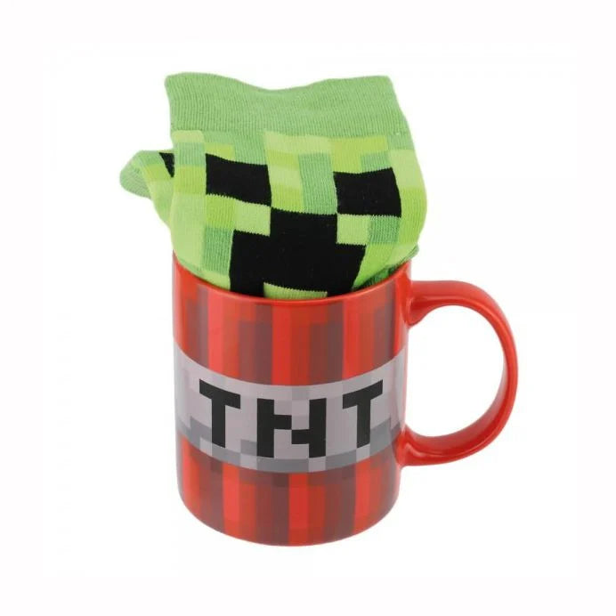 Minecraft Creeper Mug & Socks Set