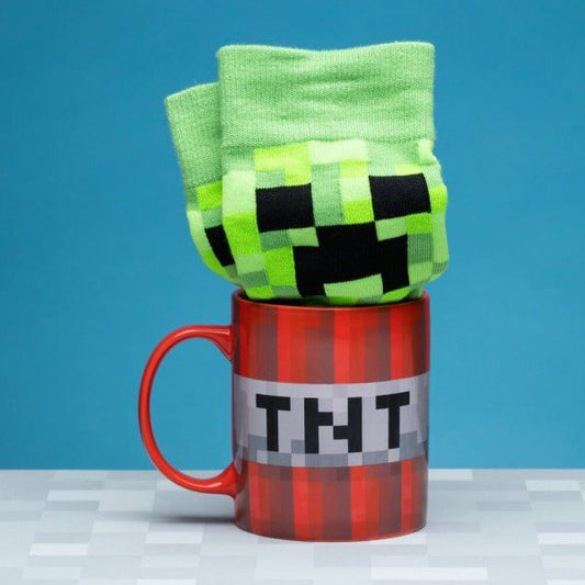 Minecraft Creeper Mug & Socks Set