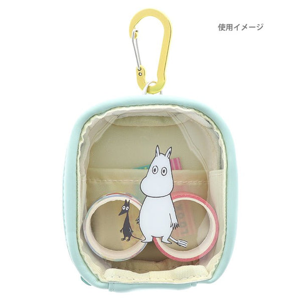 Mini pouch with carabiner - Moomin - Mu Shop